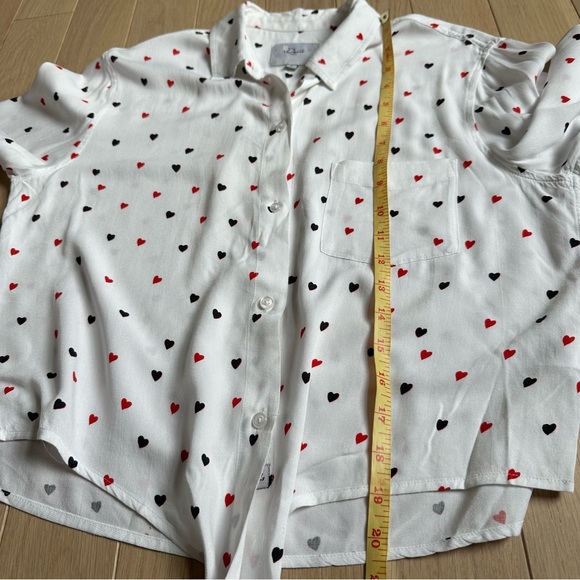 RAILS Val Crush Tie Front Button Down Blouse - Picture 15 of 15